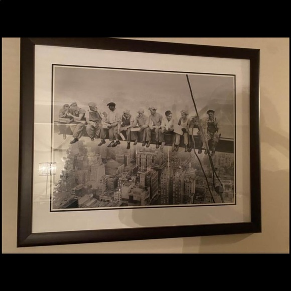 Iron worker framed photo - Picture 2 of 2